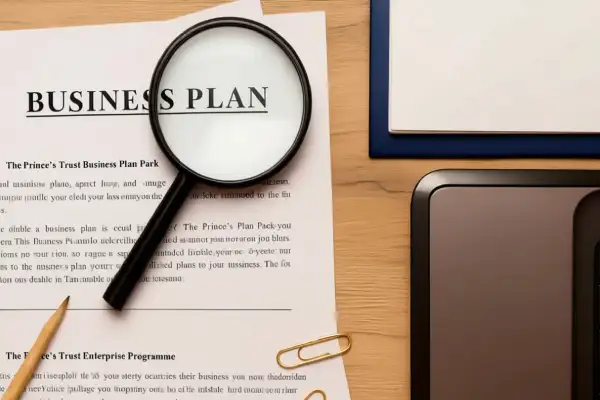 Business succession plan document under review
